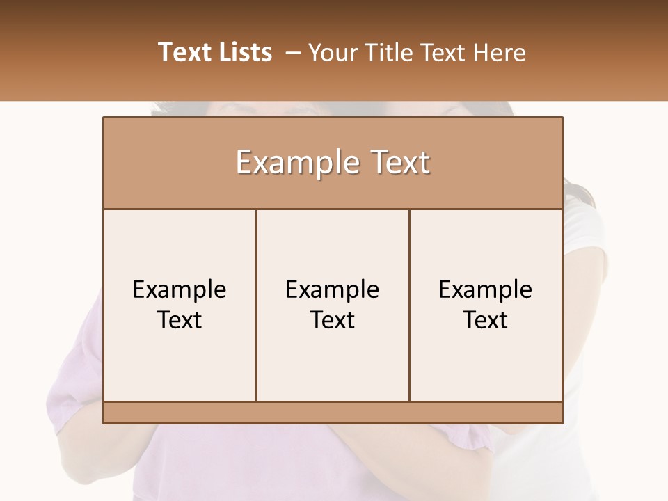 Mom And Daughter PowerPoint Template