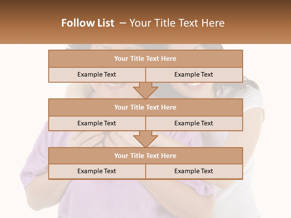 Mom And Daughter PowerPoint Template