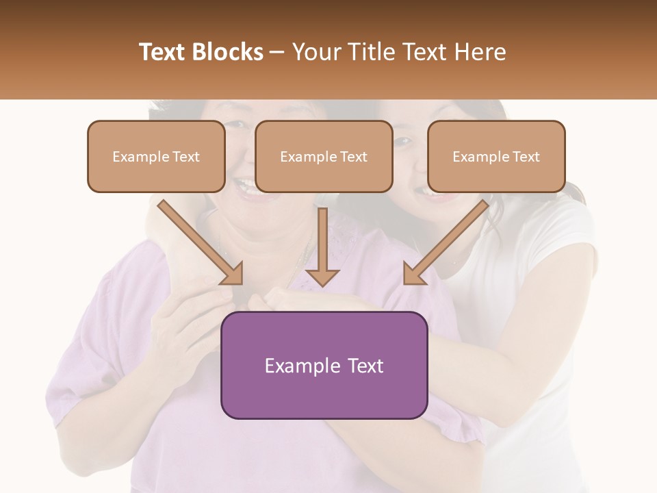 Mom And Daughter PowerPoint Template