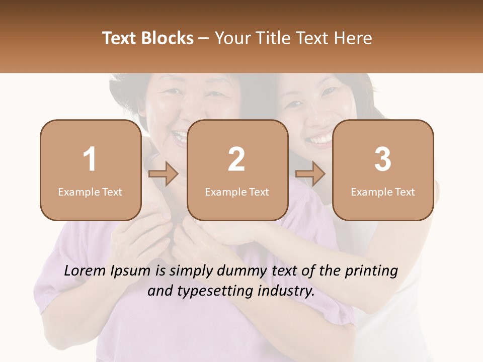 Mom And Daughter PowerPoint Template