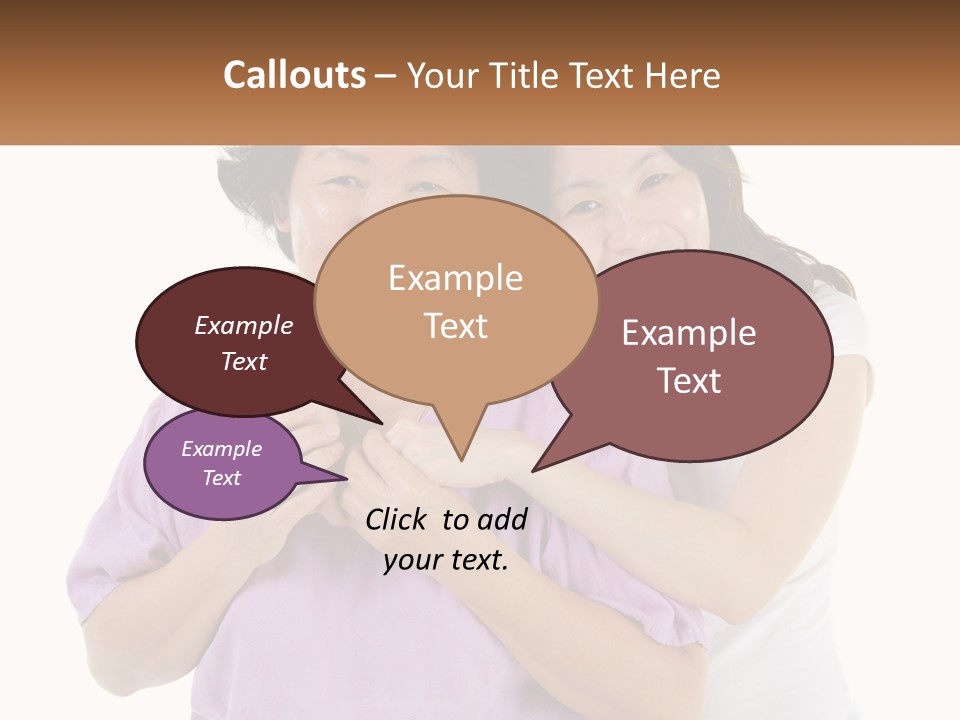 Mom And Daughter PowerPoint Template