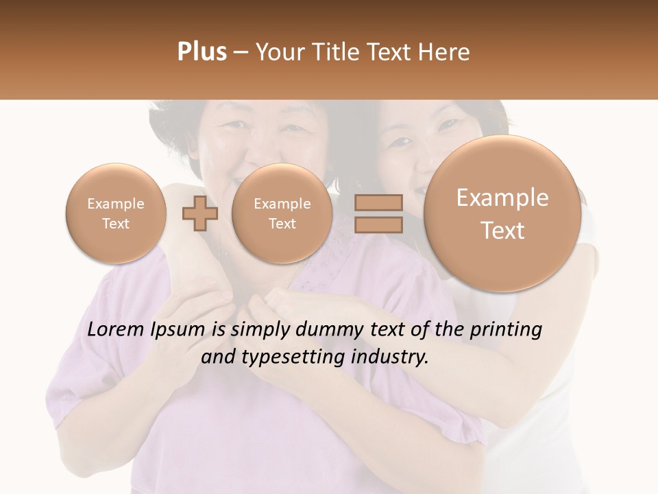 Mom And Daughter PowerPoint Template