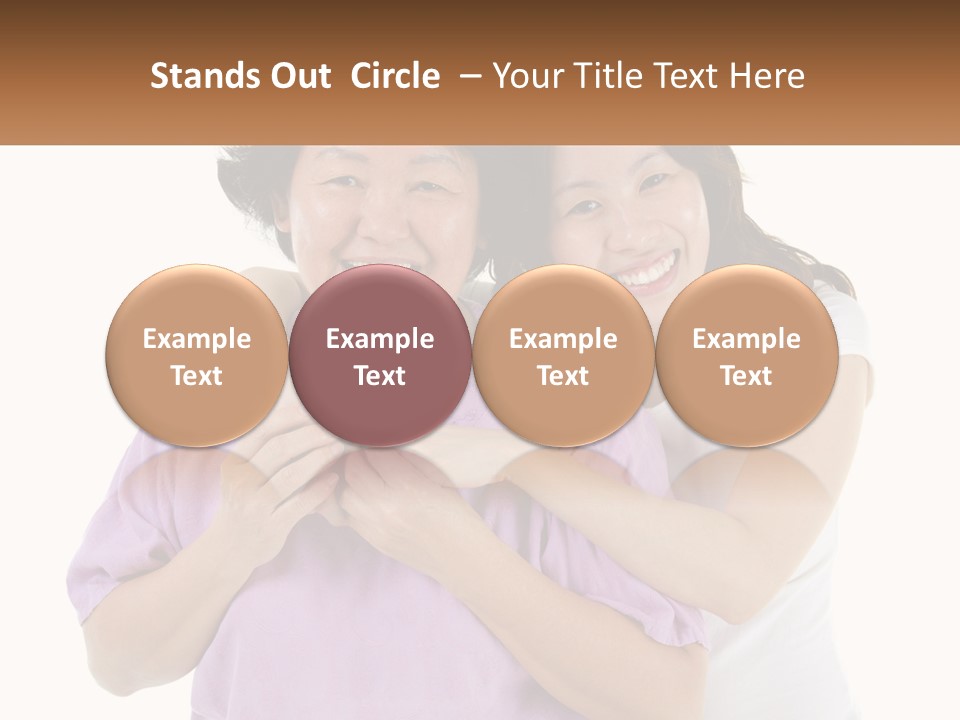 Mom And Daughter PowerPoint Template