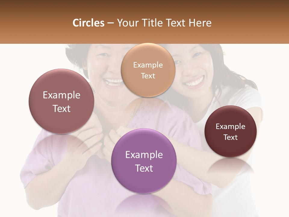 Mom And Daughter PowerPoint Template