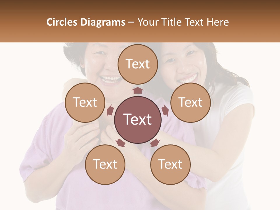 Mom And Daughter PowerPoint Template