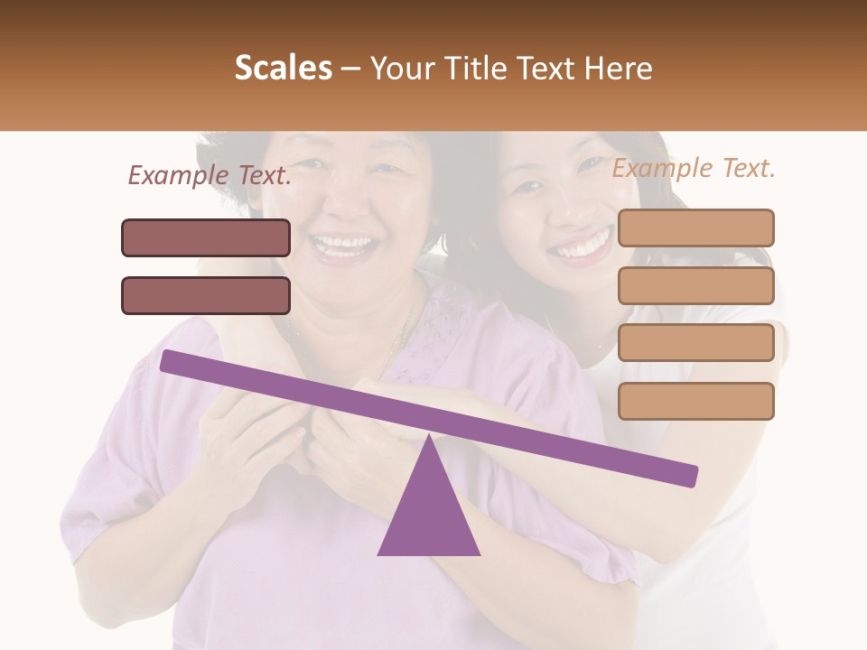 Mom And Daughter PowerPoint Template