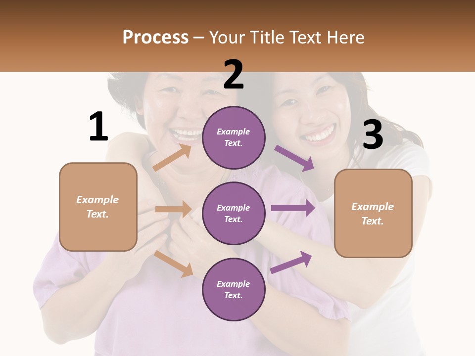 Mom And Daughter PowerPoint Template