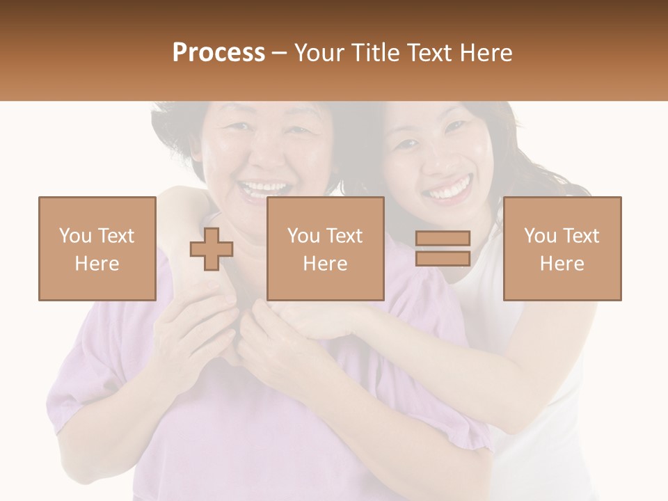 Mom And Daughter PowerPoint Template