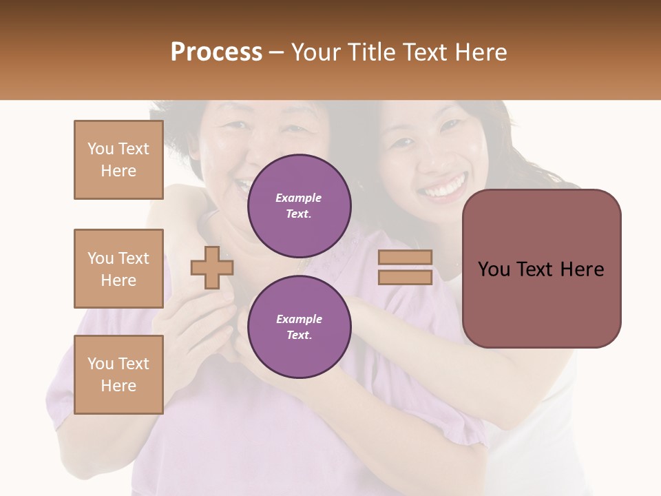 Mom And Daughter PowerPoint Template