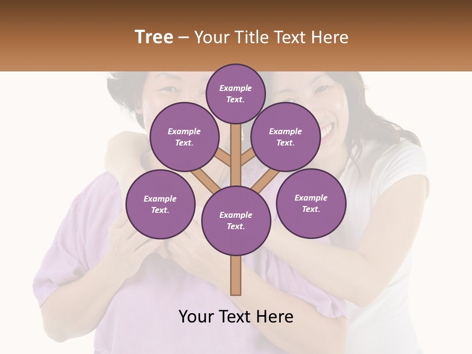 Mom And Daughter PowerPoint Template