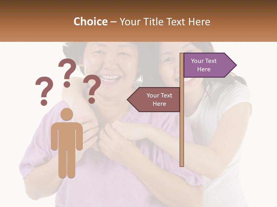 Mom And Daughter PowerPoint Template