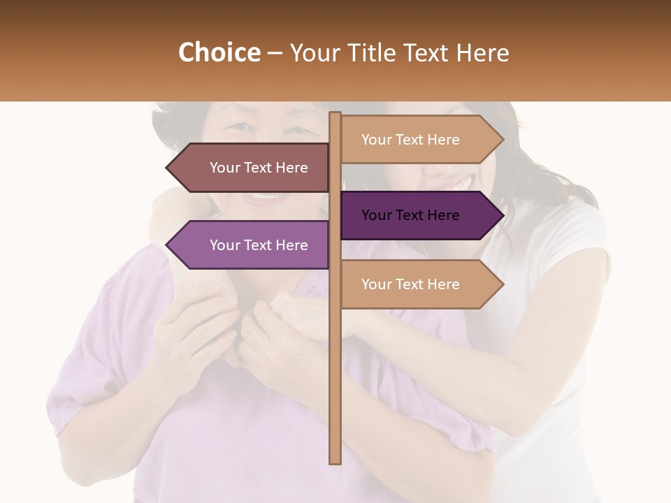 Mom And Daughter PowerPoint Template