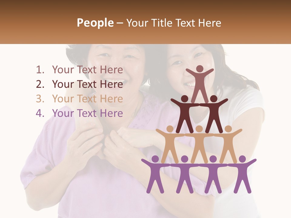 Mom And Daughter PowerPoint Template