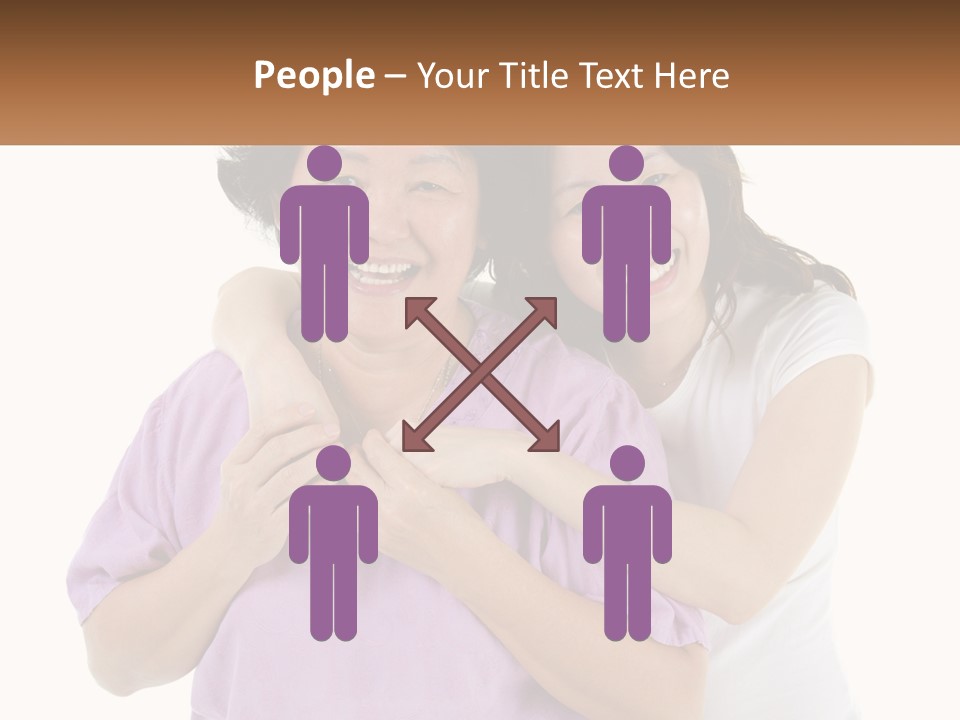 Mom And Daughter PowerPoint Template