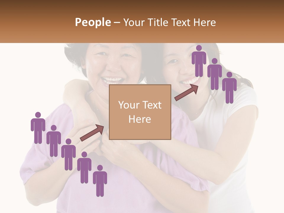 Mom And Daughter PowerPoint Template