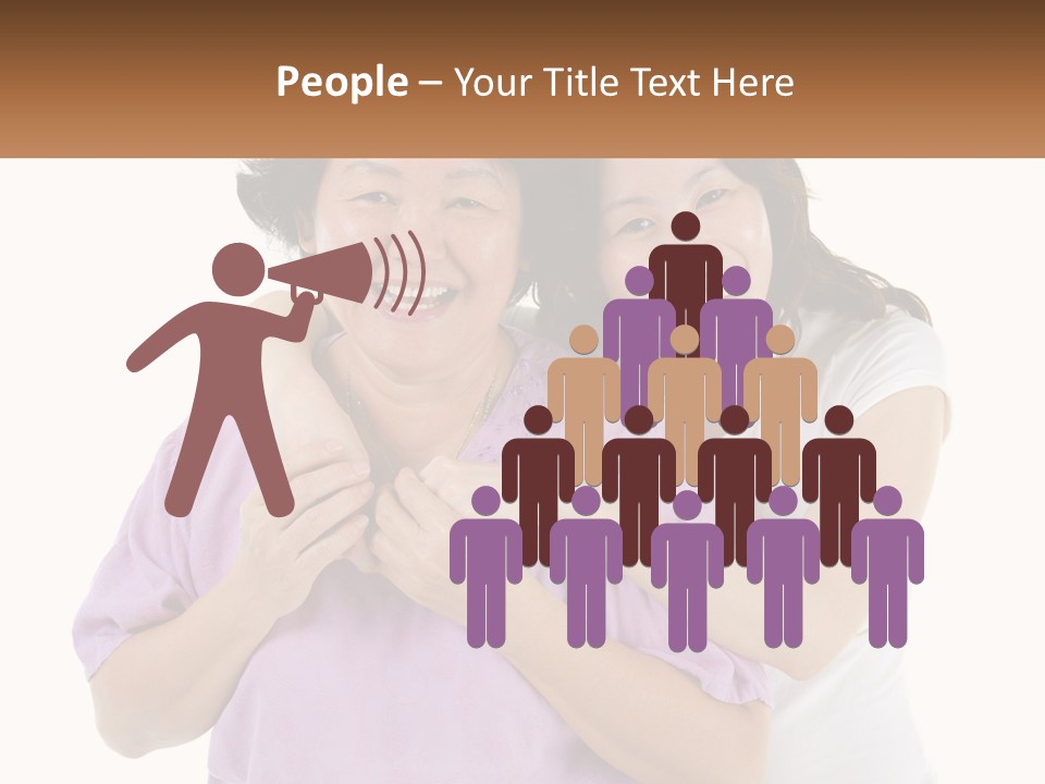 Mom And Daughter PowerPoint Template