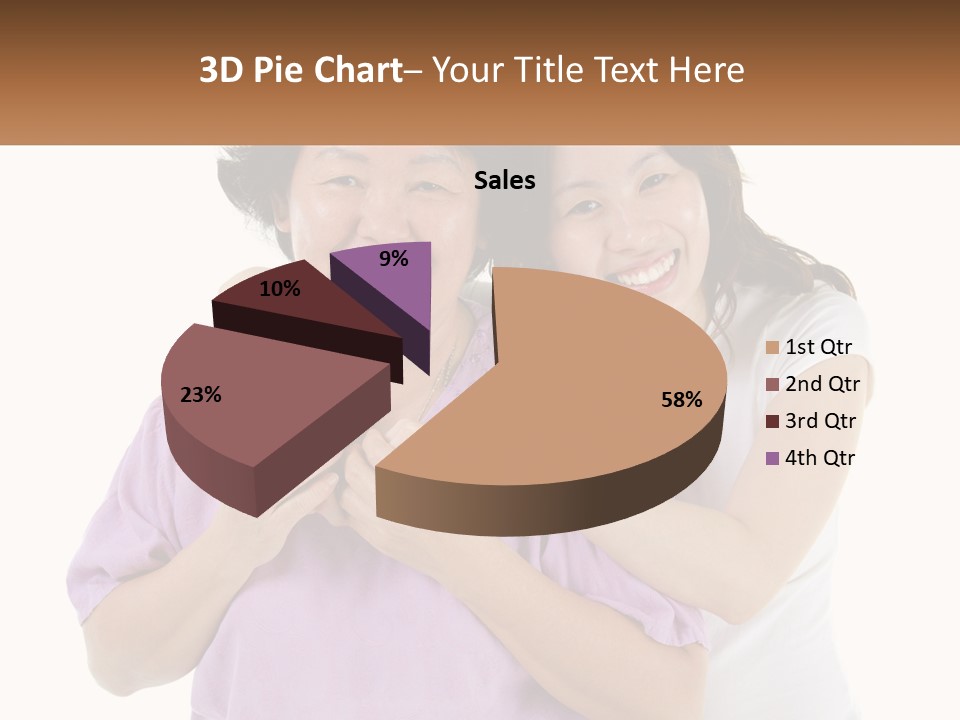 Mom And Daughter PowerPoint Template