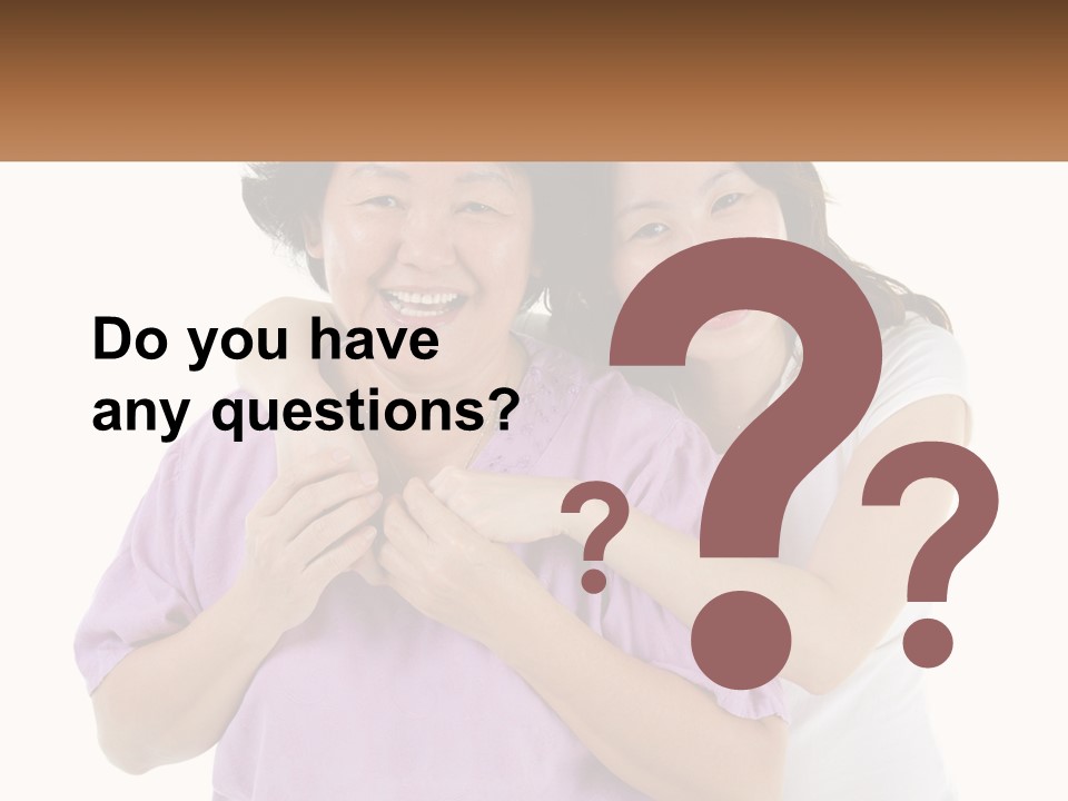 Mom And Daughter PowerPoint Template