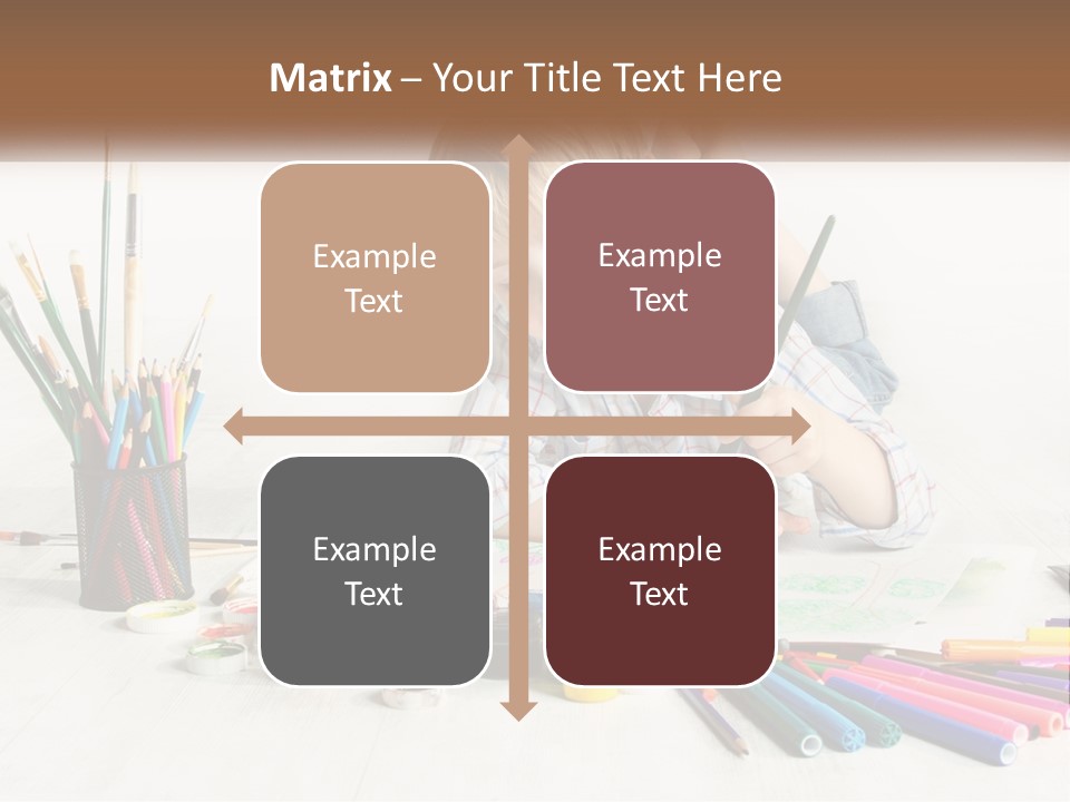 The Boy Paints PowerPoint Template