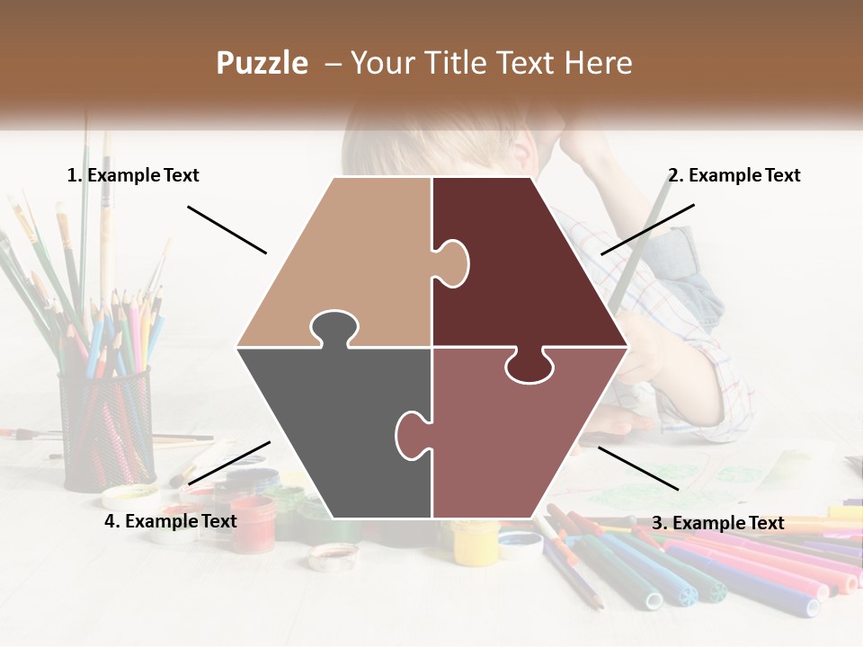 The Boy Paints PowerPoint Template