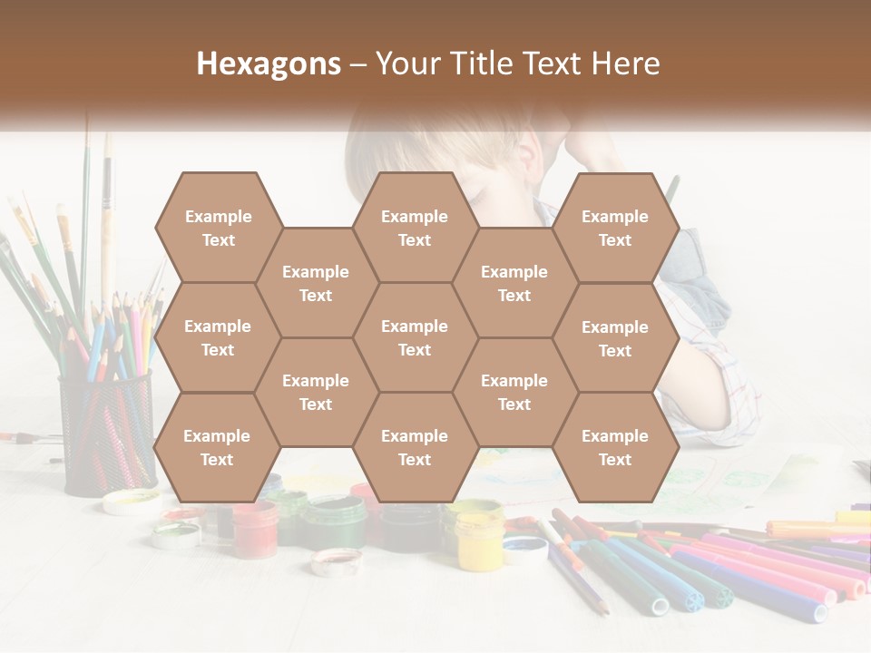 The Boy Paints PowerPoint Template