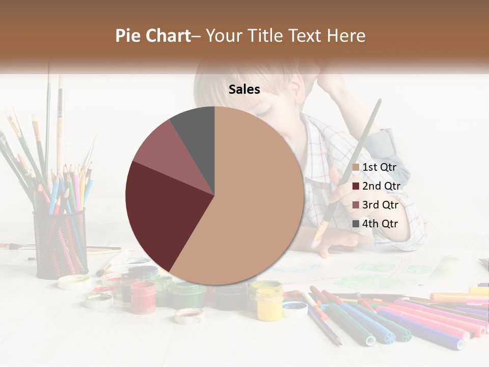The Boy Paints PowerPoint Template