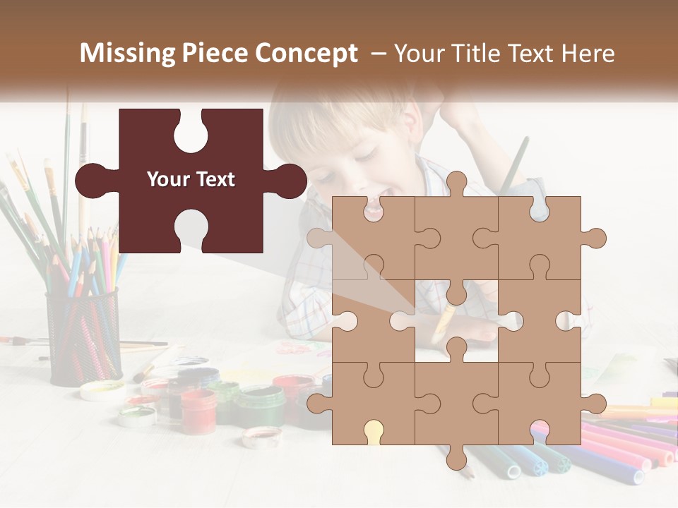 The Boy Paints PowerPoint Template