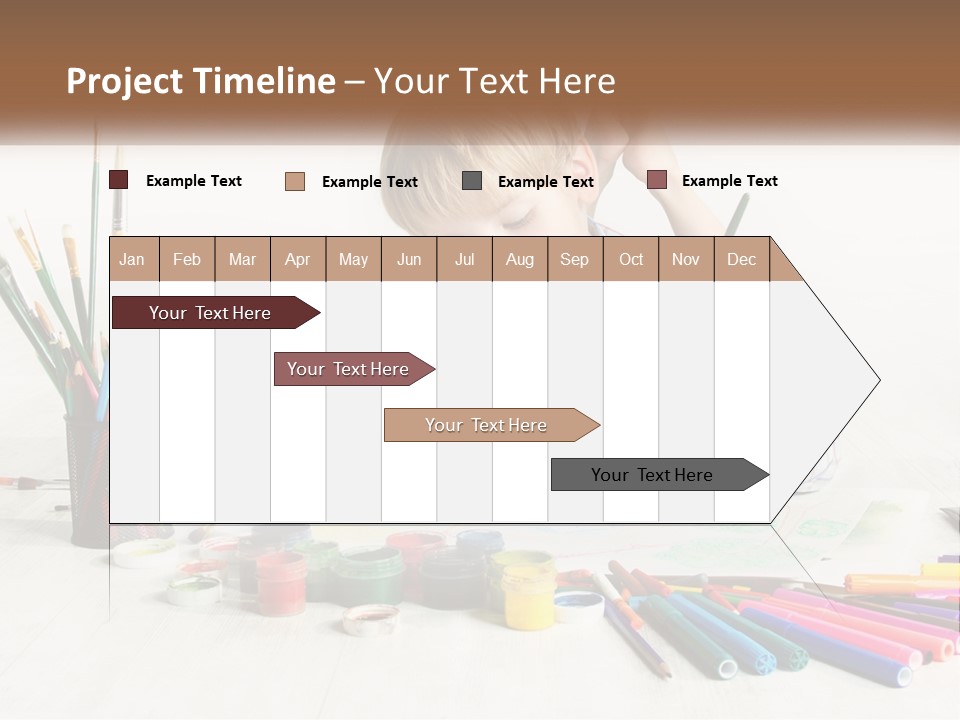 The Boy Paints PowerPoint Template