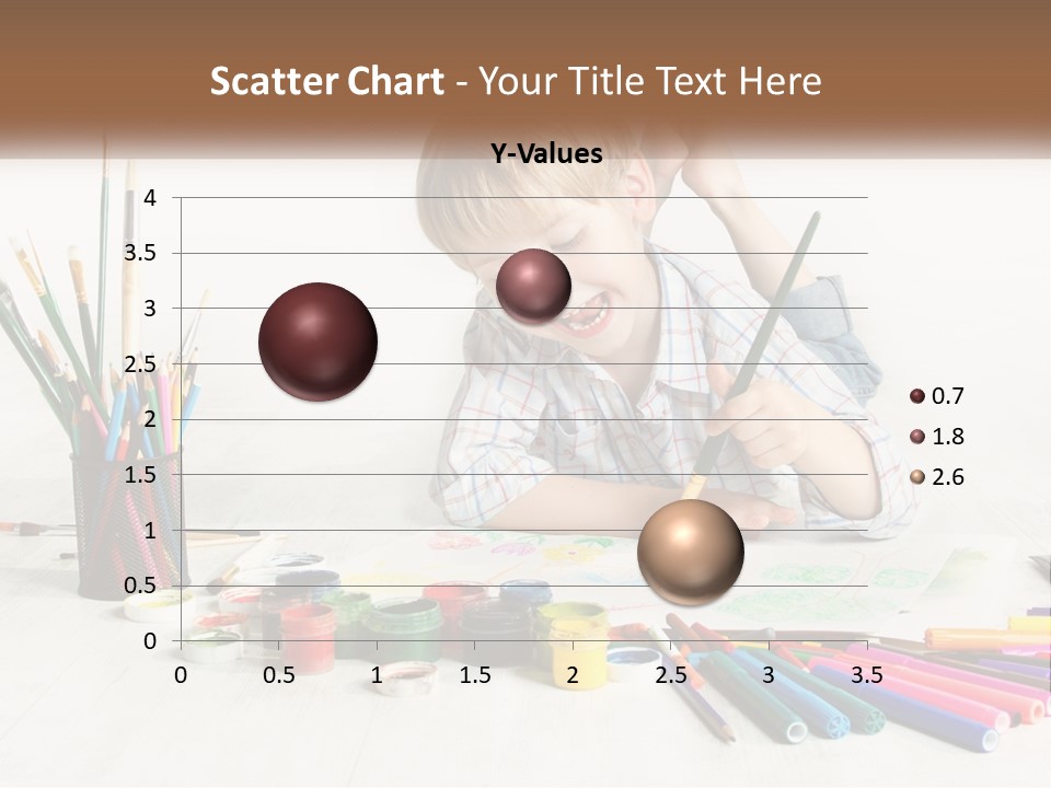 The Boy Paints PowerPoint Template