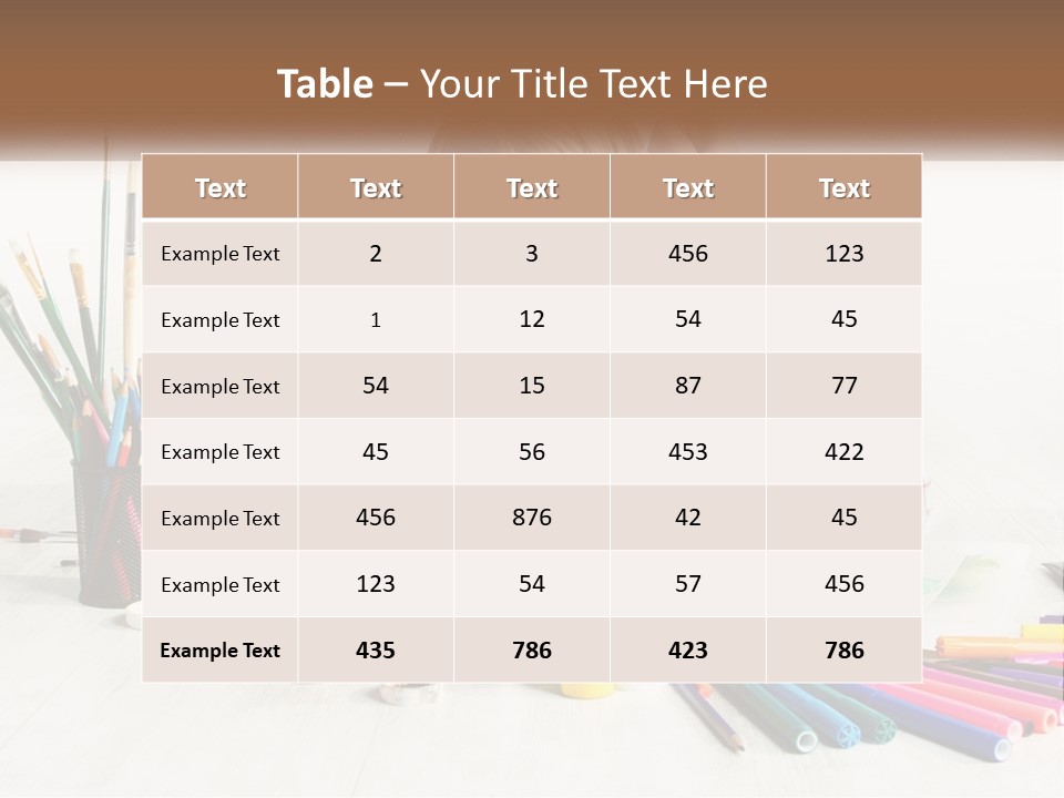 The Boy Paints PowerPoint Template