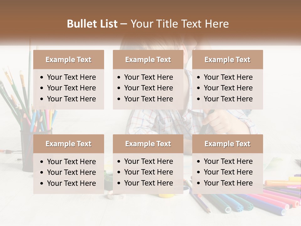 The Boy Paints PowerPoint Template