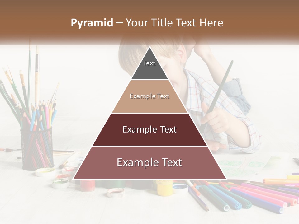 The Boy Paints PowerPoint Template