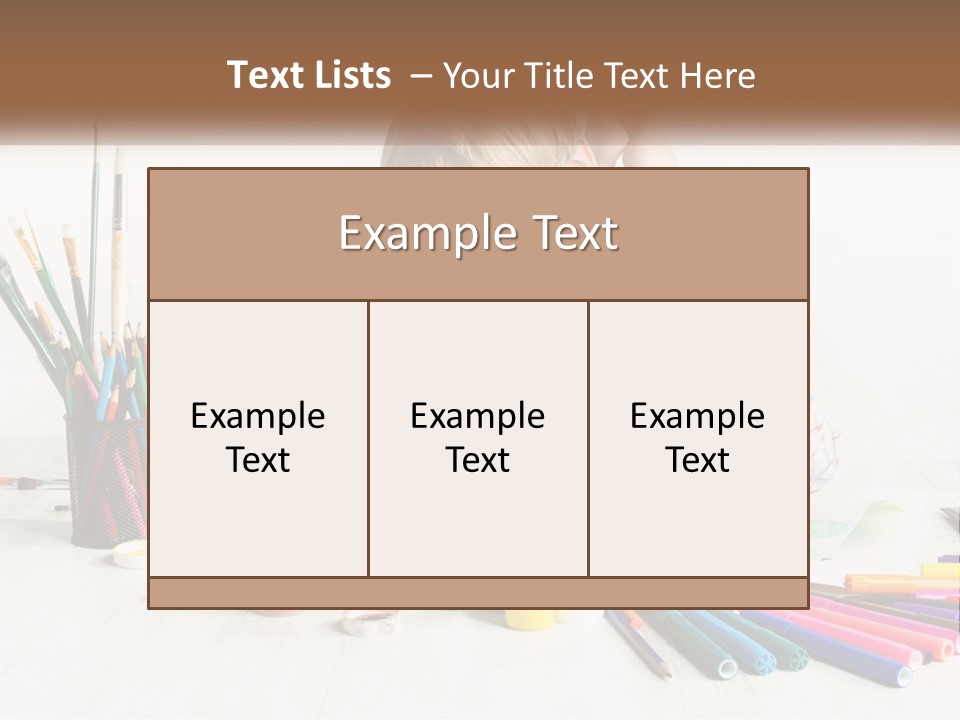 The Boy Paints PowerPoint Template