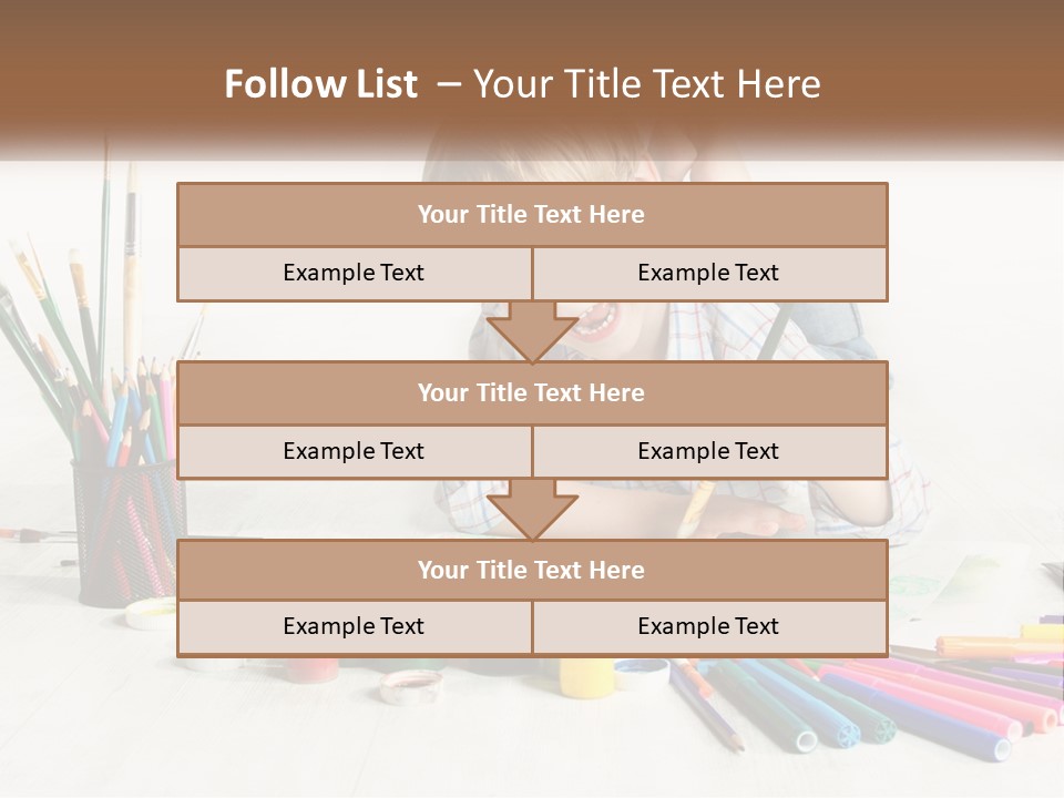 The Boy Paints PowerPoint Template