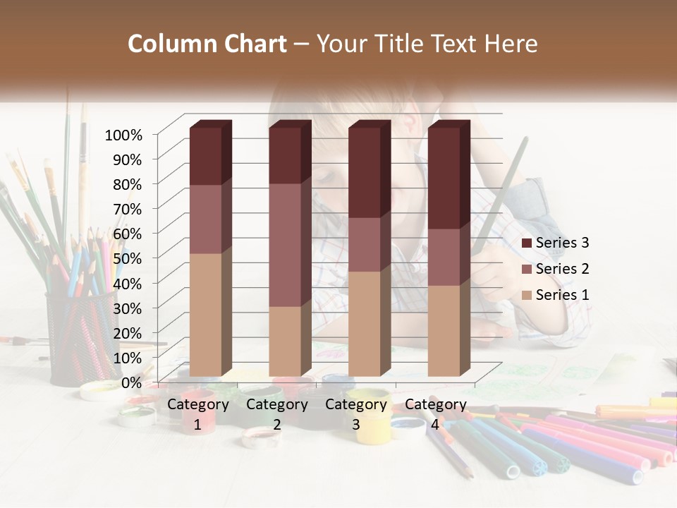 The Boy Paints PowerPoint Template