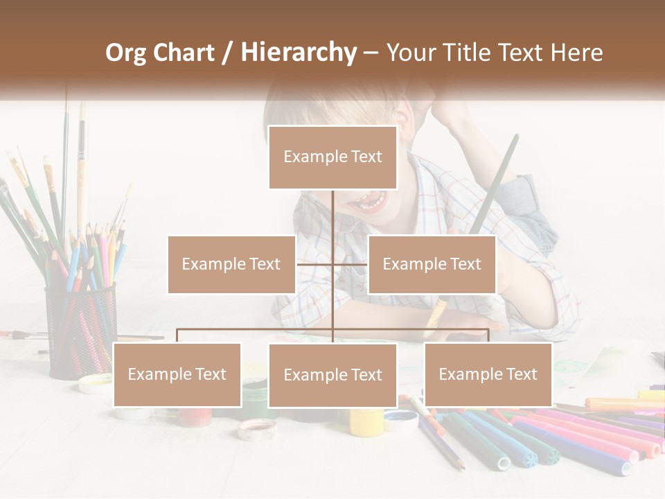 The Boy Paints PowerPoint Template