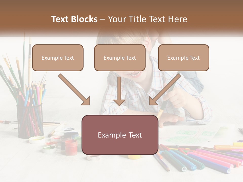 The Boy Paints PowerPoint Template