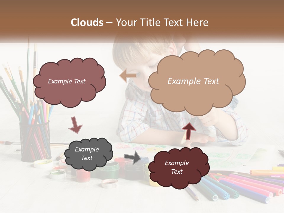 The Boy Paints PowerPoint Template