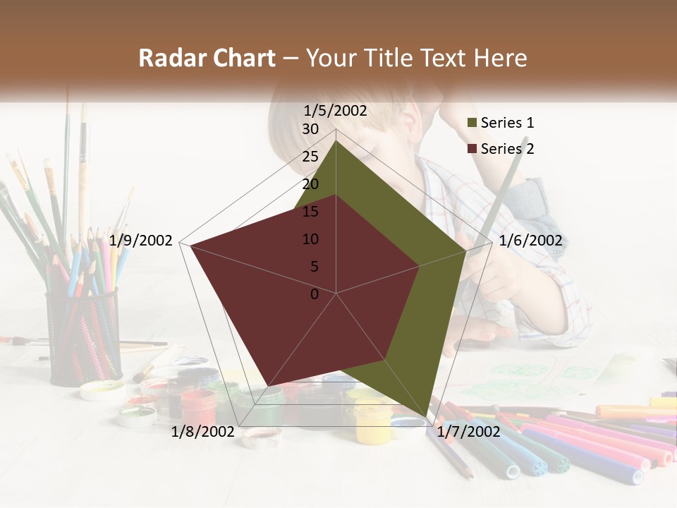 The Boy Paints PowerPoint Template