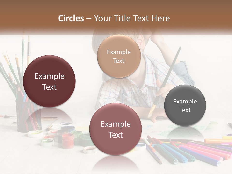 The Boy Paints PowerPoint Template