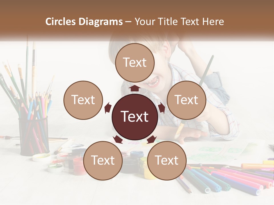 The Boy Paints PowerPoint Template