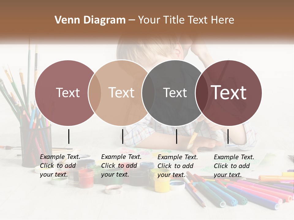 The Boy Paints PowerPoint Template