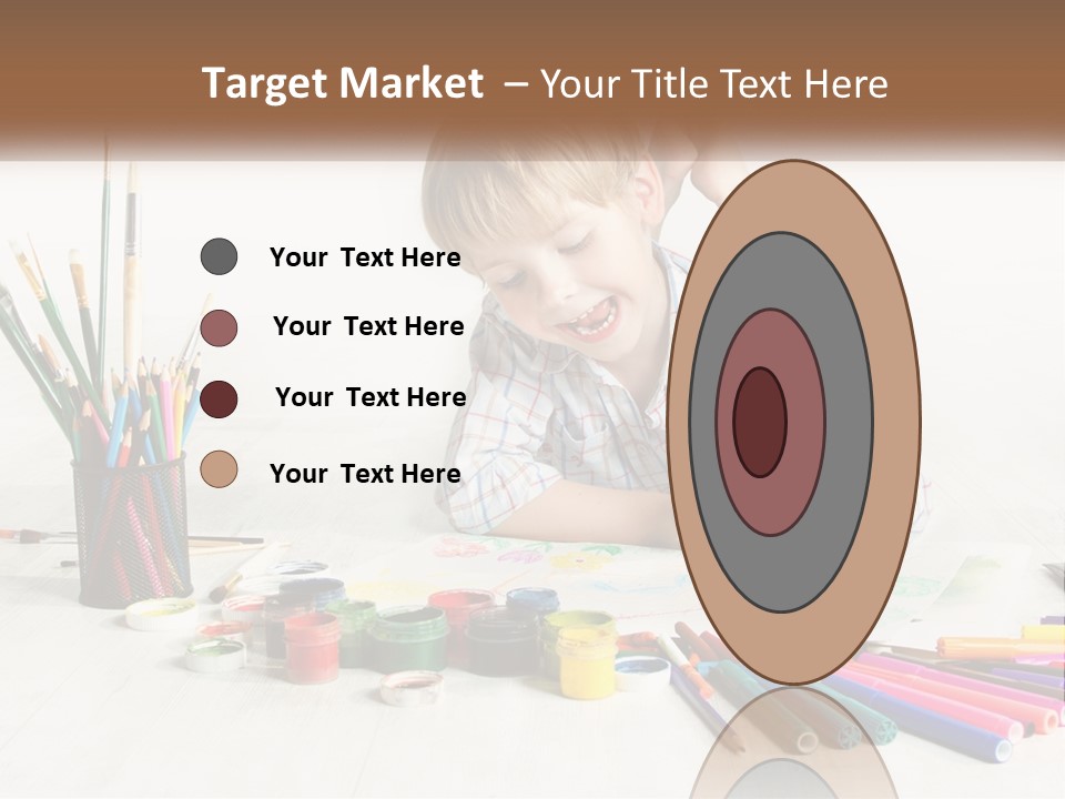 The Boy Paints PowerPoint Template