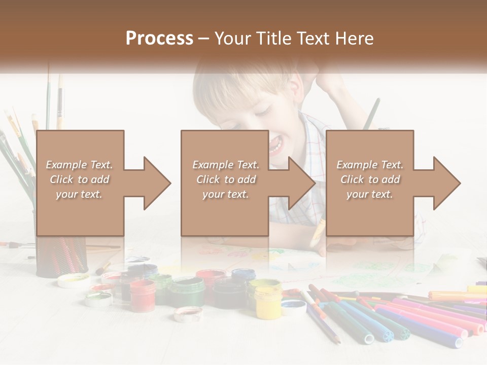 The Boy Paints PowerPoint Template