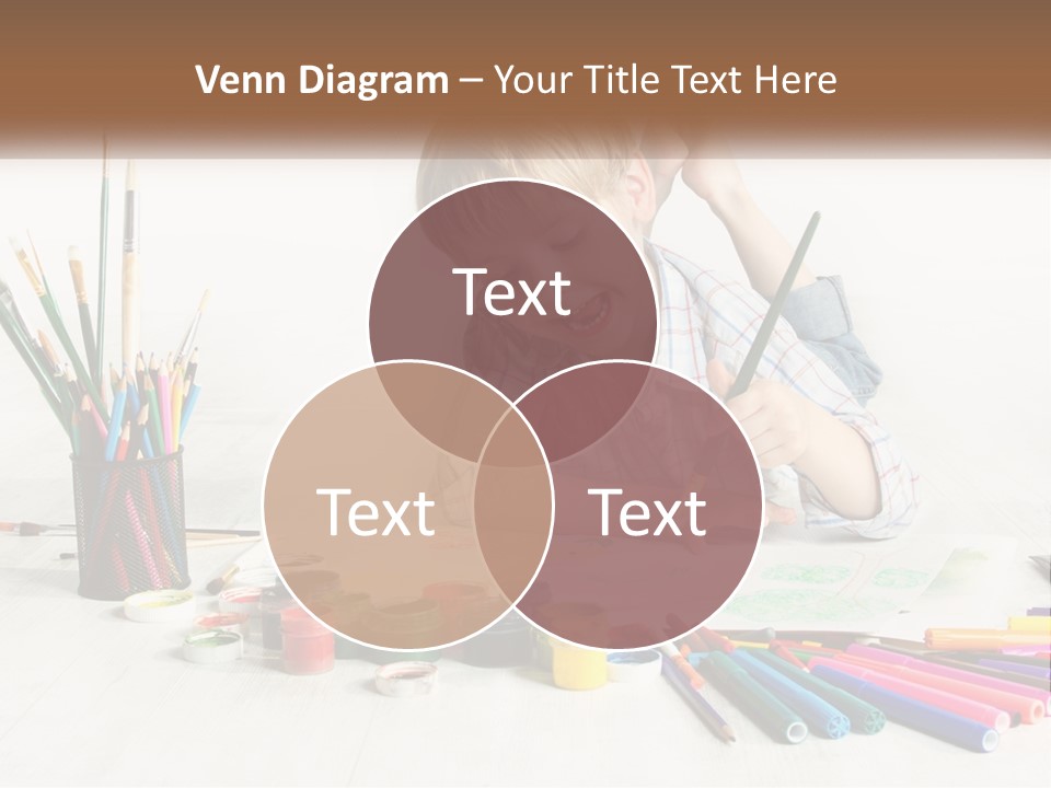 The Boy Paints PowerPoint Template