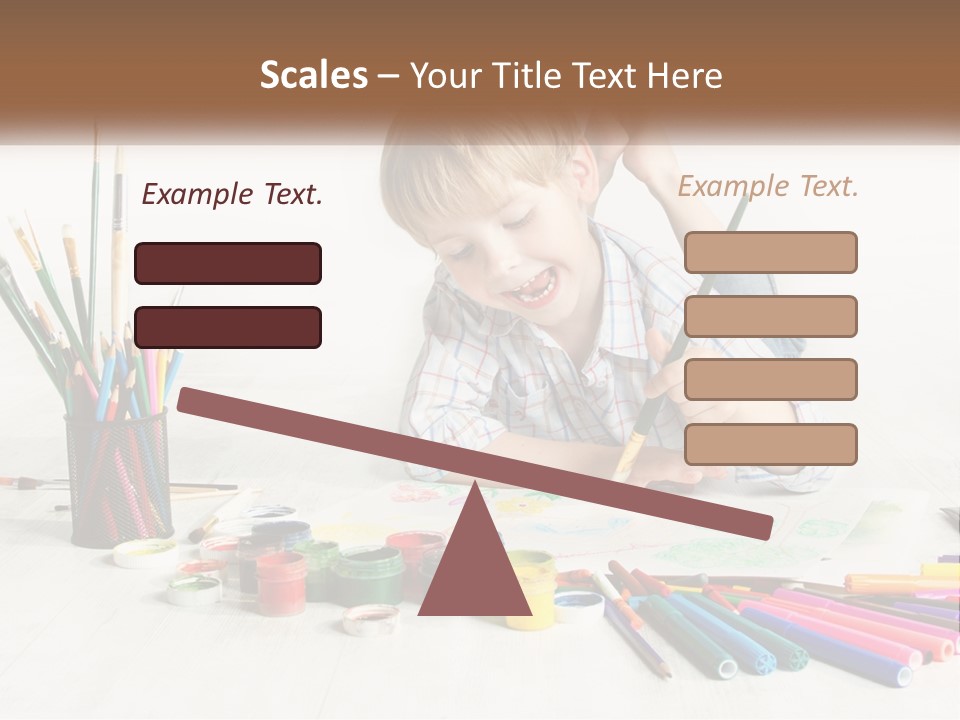 The Boy Paints PowerPoint Template