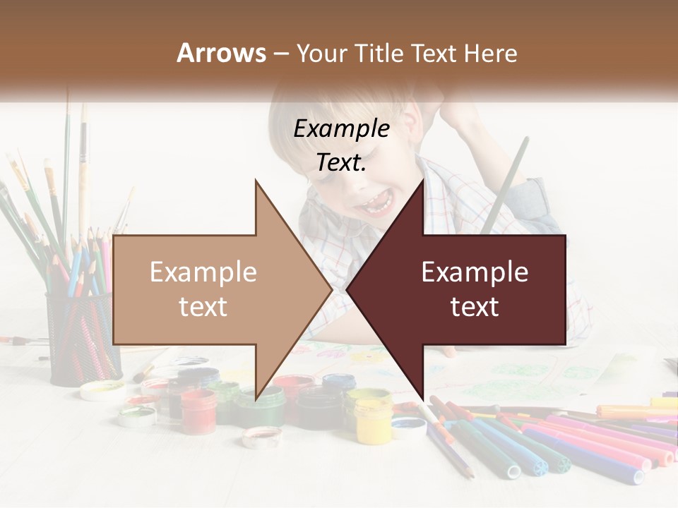 The Boy Paints PowerPoint Template