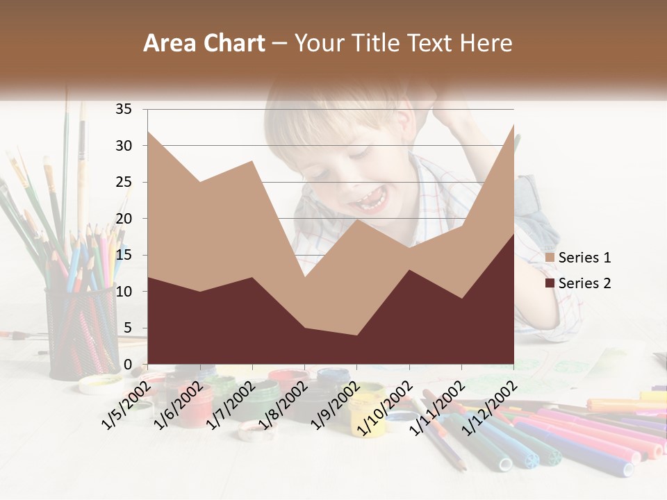 The Boy Paints PowerPoint Template