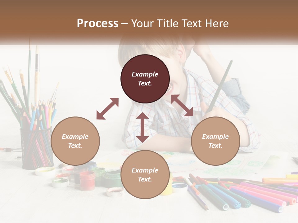The Boy Paints PowerPoint Template
