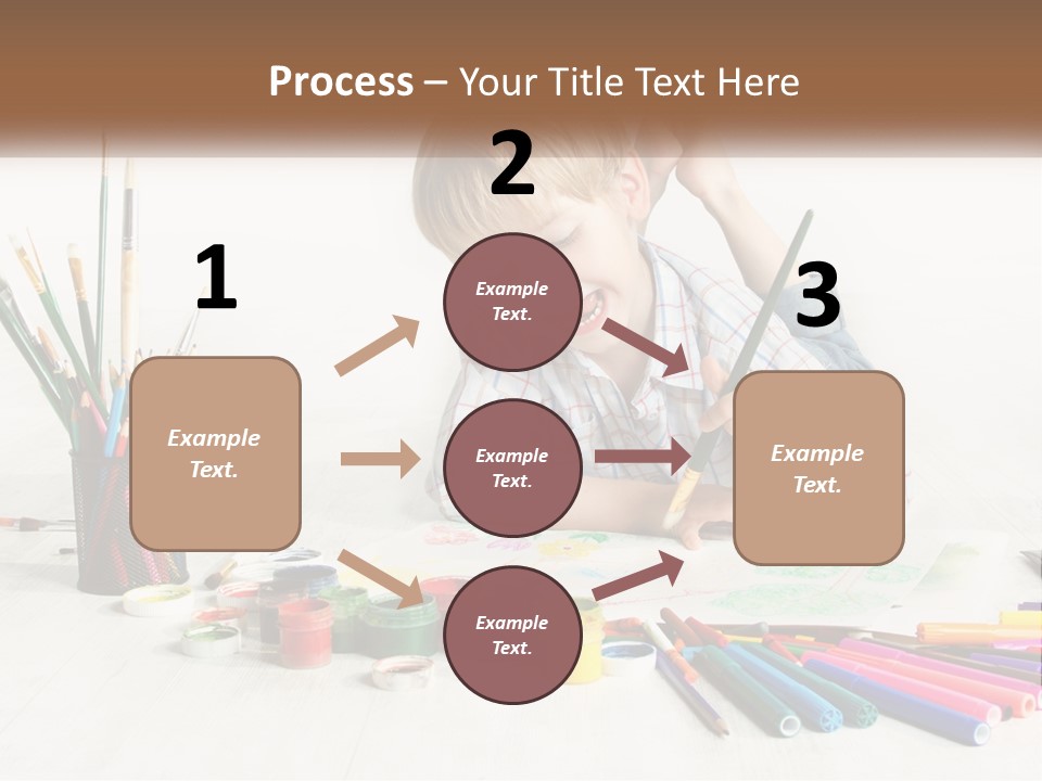 The Boy Paints PowerPoint Template